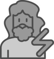 Zeus vetor ícone Projeto