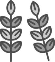 design de ícone de vetor de trigo