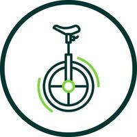 design de ícone de vetor de monociclo