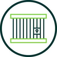 design de ícone de vetor de prisão