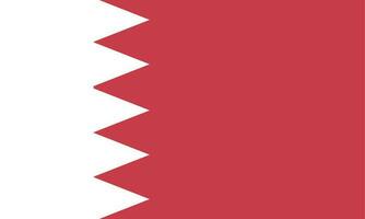 nacional bahrain bandeira, oficial cores, e proporções. vetor ilustração. eps 10 vetor.
