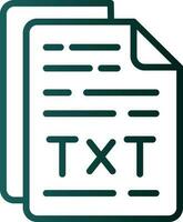 TXT Arquivo vetor ícone Projeto