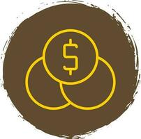 design de ícone de vetor de moeda