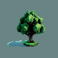 pixel árvore 4 vetor