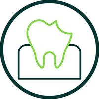 dental cárie vetor ícone Projeto
