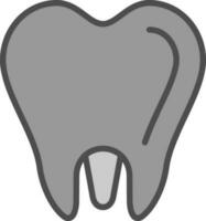 design de ícone vetorial molar vetor