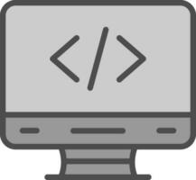 codificação vetor ícone Projeto