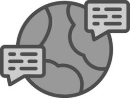 design de ícone de vetor de bate-papo