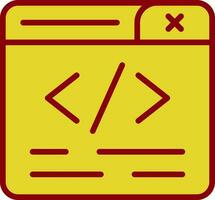 design de ícone de vetor de programação web