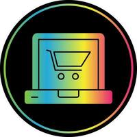 conectados fazer compras vetor ícone Projeto