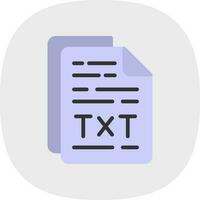 TXT Arquivo vetor ícone Projeto