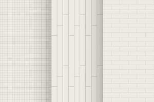 moderno branco cor banheiro cerâmico dentro padronizar vetor
