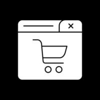 compras conectados vetor ícone Projeto