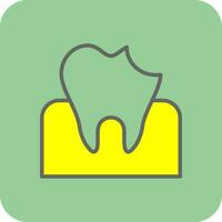 dental cárie vetor ícone Projeto