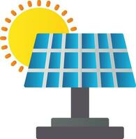 design de ícone de vetor de painel solar