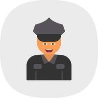 design de ícone de vetor de polícia