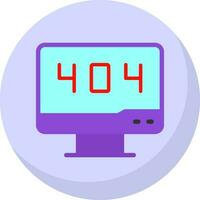 404 vetor ícone Projeto