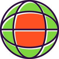 design de ícone de vetor de remessa mundial