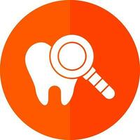 design de ícone de vetor de check-up odontológico