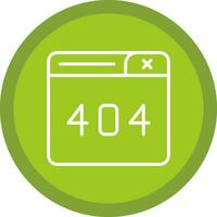 design de ícone de vetor de erro 404