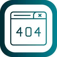 design de ícone de vetor de erro 404
