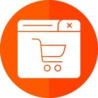 compras conectados vetor ícone Projeto