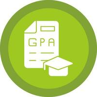 gpa vetor ícone Projeto