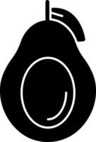 design de ícone de vetor de abacate