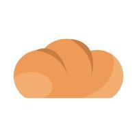 menu de pão padaria produto alimentar ícone de estilo simples vetor