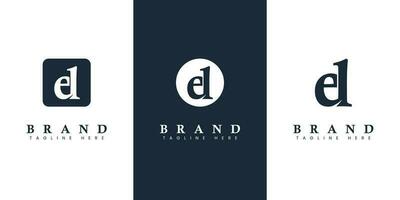 moderno e simples minúsculas el carta logotipo, adequado para o negócio com el ou le iniciais. vetor