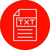 TXT vetor ícone Projeto