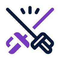 esgrima espada ícone para seu local na rede Internet, móvel, apresentação, e logotipo Projeto. vetor