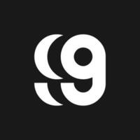 999 monograma carta logotipo ícone Projeto vetor