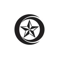Estrela logotipo ícone ,ilustração Projeto modelo vetor. vetor