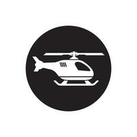 helicóptero ícone logotipo vetor ilustração modelo Projeto.