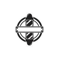 barbeiro logotipo ícone, ilustração Projeto modelo vetor. vetor
