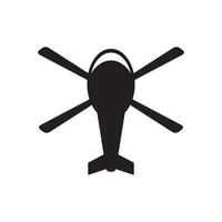 helicóptero ícone logotipo vetor ilustração modelo Projeto.