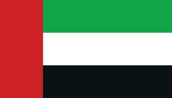 Unidos árabe Emirados bandeira ícone dentro plano estilo. nacional placa vetor ilustração. político o negócio conceito.