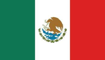 México bandeira ícone dentro plano estilo. mexicano nacional placa vetor ilustração. político o negócio conceito.