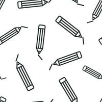 lápis com borracha borracha ícone desatado padronizar fundo. marcador vetor ilustração. lápis símbolo padronizar.
