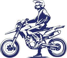 vetor Projeto do motocross saltar silhueta, extremo bicicleta façanha logotipo