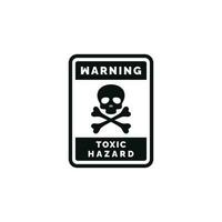 tóxico perigo Cuidado Atenção símbolo Projeto vetor