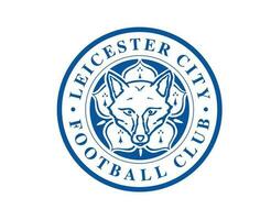 Leicester cidade clube logotipo azul símbolo premier liga futebol abstrato Projeto vetor ilustração