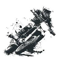 ilustração de corrida de moto 15547657 Vetor no Vecteezy