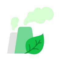 fábrica indústria fuma natureza meio Ambiente isolado ícone Projeto vetor