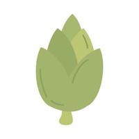 Desenho vetorial de ícone vegetal de alcachofra vetor