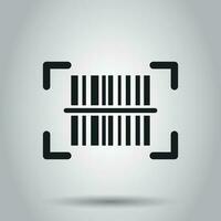 código de barras produtos distribuição ícone. vetor ilustração. o negócio conceito código de barras pictograma.