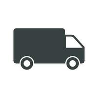 caminhão, carro vetor ilustração. velozes Entrega serviço Remessa ícone. simples plano pictograma para negócios, marketing ou Móvel aplicativo Internet conceito em branco fundo.