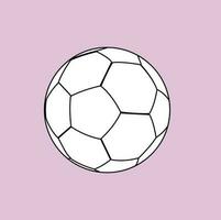 futebol bola futebol esporte digital carimbo esboço desenho animado vetor