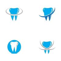 ilustração em vetor modelo logotipo dental